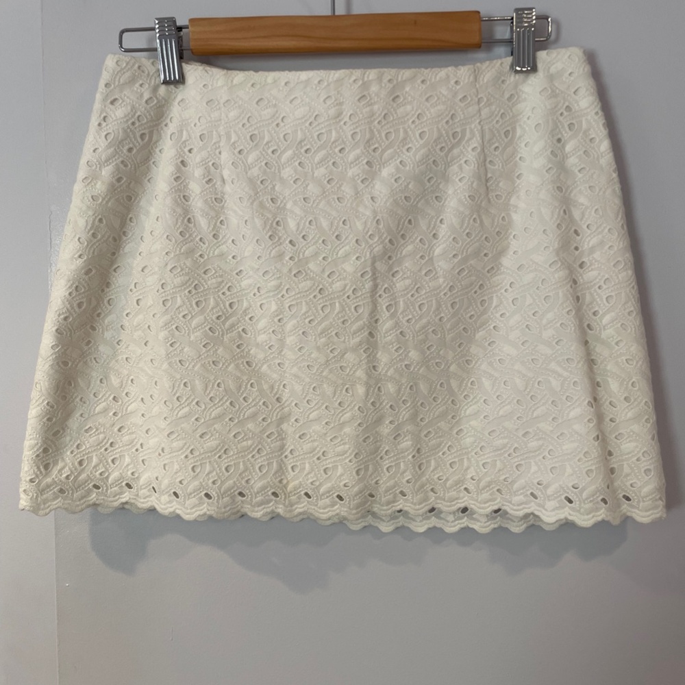 Lilly Pulitzer White  mini skirt
